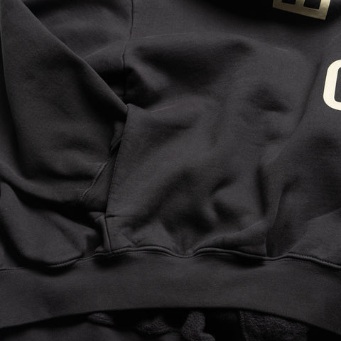 Fear Of God Essentials Campus 90's Hoodie - Faded Black