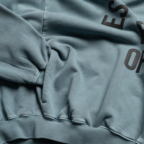 Fear Of God Essentials Campus 90's Hoodie - Faded Coastal