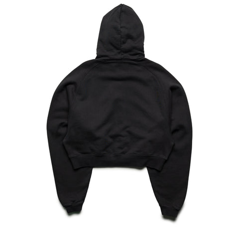 Women's Fear Of God Essentials Campus 90's Cropped Raglan Hoodie - Faded Black