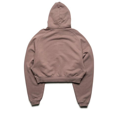 Women's Fear Of God Essentials Campus 90's Cropped Raglan Hoodie - Faded Mauve