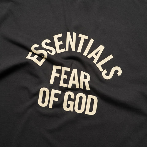 Fear Of God Essentials Campus 90's S/S Tee - Faded Black