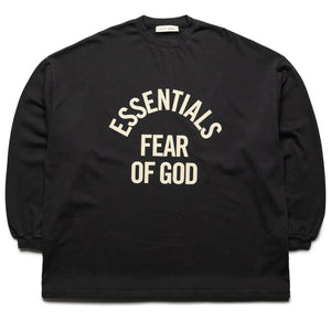 Fear Of God Essentials Campus 90's L/S Tee - Faded Black