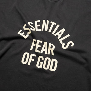 Fear Of God Essentials Campus 90's L/S Tee - Faded Black