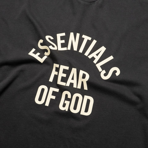 Fear Of God Essentials Campus 90's L/S Tee - Faded Black