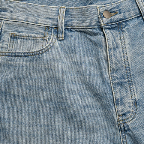Fear Of God Essentials Denim 5 Pocket Jeans - Classic Blue
