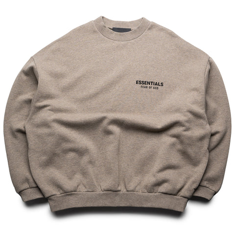 Fear Of God Essentials Fleece Crewneck - Heather Gray