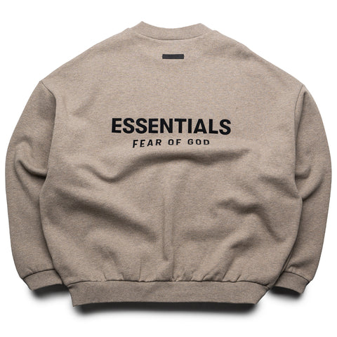 Fear Of God Essentials Fleece Crewneck - Heather Gray