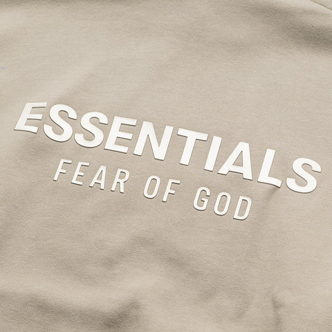 Fear Of God Essentials Classic Fit Fleece Hoodie - Abbey Stone