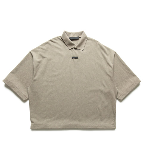 Fear Of God Essentials Pique Polo - Heather Gray