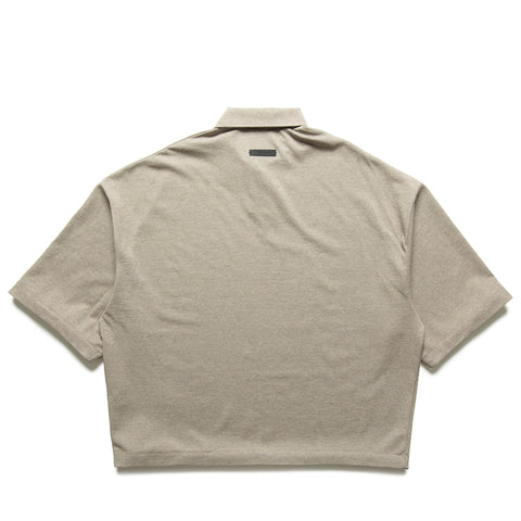 Fear Of God Essentials Pique Polo - Heather Gray