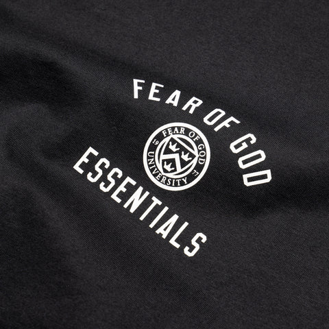 Fear of God Essentials Jersey Crewneck Tee - Black