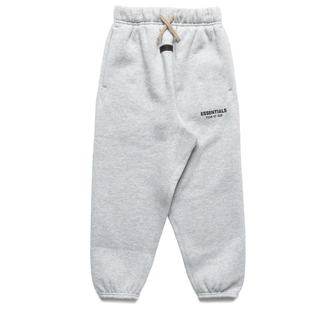 Kids Fear Of God Essentials Fleece Sweatpant - Light Heather Gray