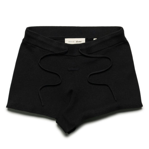 Women's Fear Of God Essentials Knit Running Shorts - Vintage Black