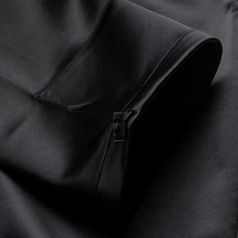 Fear Of God Essentials Bonded Satin Relaxed Track Pants - Jet Black
