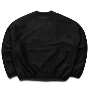 Fear Of God Essentials Suede Fleece Signature Modern Crewneck - Vintage Black