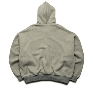 Fear Of God Essentials Signature Classic Full Zip Hoodie - Concrete Heather