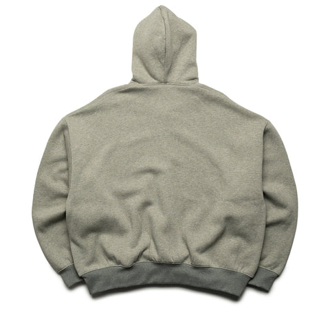 Fear Of God Essentials Signature Classic Full Zip Hoodie - Concrete Heather