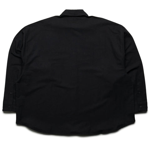 Fear Of God Essentials Signature Button Up Shirt - Black