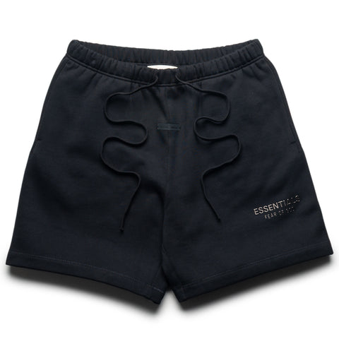 Fear Of God Essentials Soccer Fleece Shorts - Jet Black