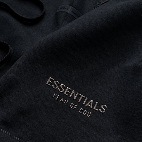 Fear Of God Essentials Soccer Fleece Shorts - Jet Black