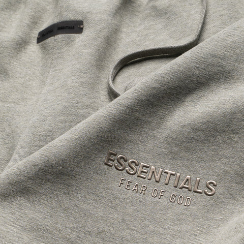Fear Of God Essentials Soccer Fleece Shorts - Concrete Heather