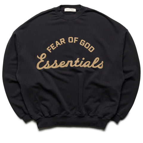Fear Of God Essentials Training 90's Crewneck - Faded Black