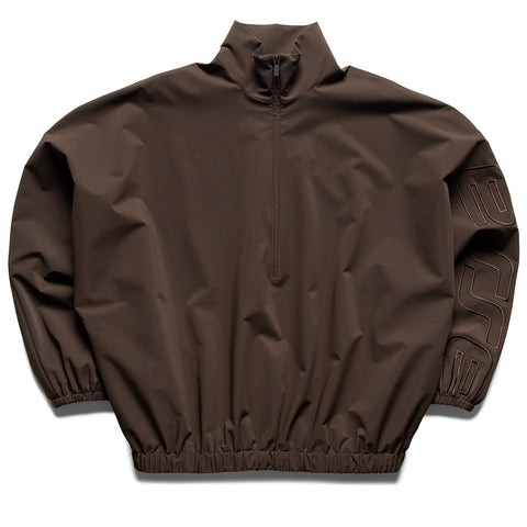 Fear Of God Essentials Active Trace 1/2 Zip Track Jacket - Brown