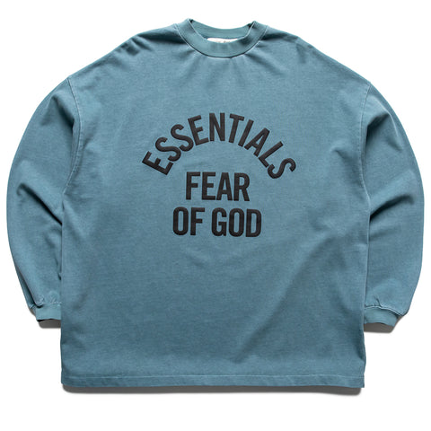 Fear Of God Essentials Campus 90's L/S Tee - Faded Coastal