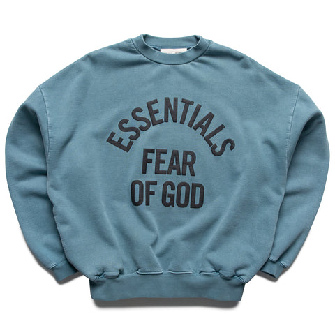 Fear Of God Essentials Campus 90's Crewneck - Faded Coastal