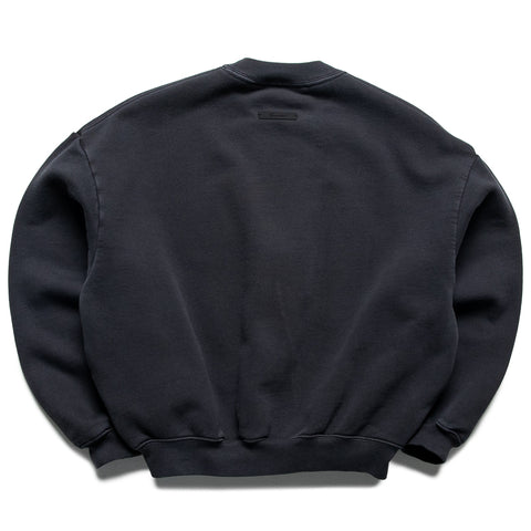 Kids Fear Of God Essentials Campus 90's Crewneck - Faded Black