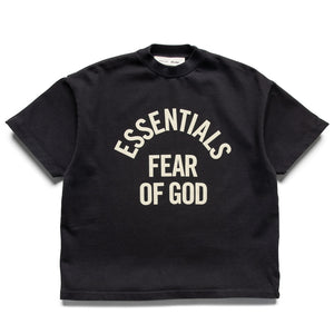 Kids Fear Of God Essentials Campus 90's S/S Tee - Faded Black