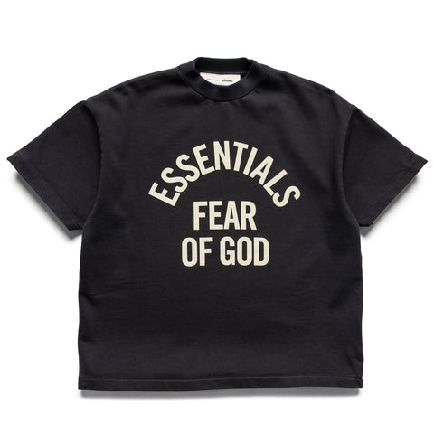 Kids Fear Of God Essentials Campus 90's S/S Tee - Faded Black