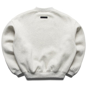 Kids Fear Of God Essentials Classic Crewneck - Oatmeal Heather/Light Heather
