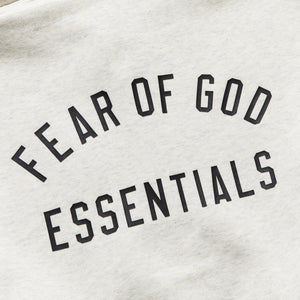 Kids Fear Of God Essentials Classic Full Zip Hoodie - Oatmeal Heather/Light Heather