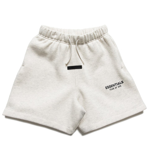 Kids Fear Of God Essentials Classic Short - Oatmeal Heather/Light Heather