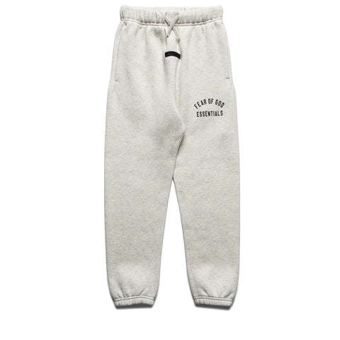Kids Fear Of God Essentials Classic Sweatpants - Oatmeal Heather/Light Heather