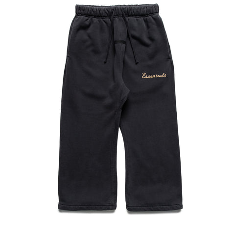 Kids Fear Of God Essentials Training Classic Fit Sweatpants - Faded Black