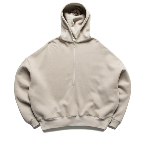 Fear Of God Essentials Property Lounge Half Zip Hoodie - Seal