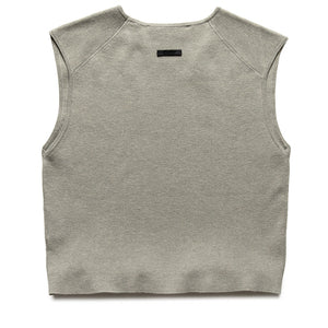 Women's Fear Of God Essentials Rib Knit Crop Top - Seal