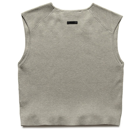 Women's Fear Of God Essentials Rib Knit Crop Top - Seal