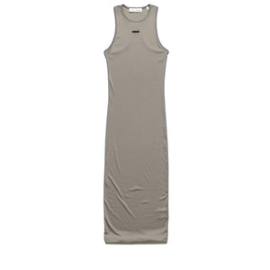 Women's Fear Of God Essentials Soft Rib Racerback Dress - Seal