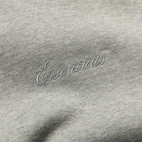 Women's Fear Of God Essentials Signature Classic Hoodie - Concrete Heather