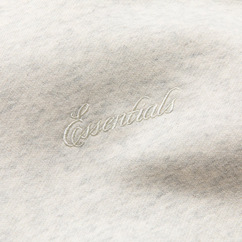 Women's Fear Of God Essentials Signature Classic Hoodie - Oatmeal Heather