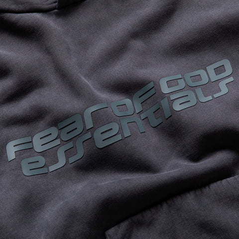 Fear Of God Essentials Heavy Fleece 90's Hoodie - Vintage Black