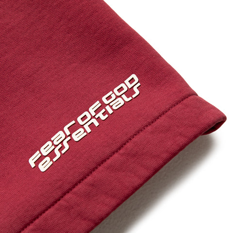 Fear Of God Essentials Relaxed Sweatshort - Crimson