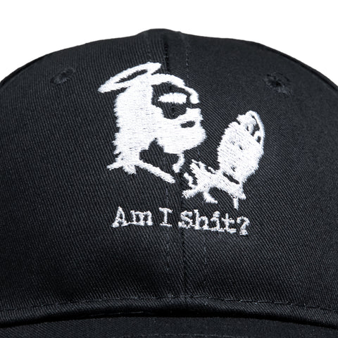Fucking Awesome Am I Shit? 6-Panel Strapback - Black