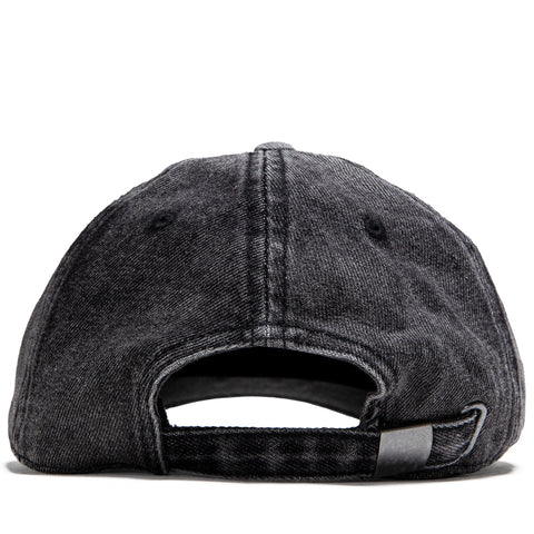 Fucking Awesome Three Spiral Washed Denim 6-Panel Strapback - Black