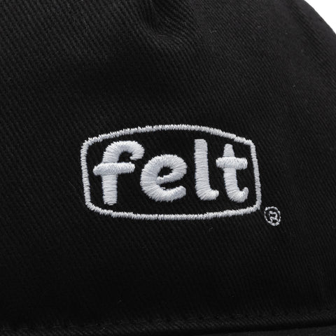 Felt Work Logo Cap - Black