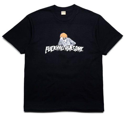 Fucking Awesome Aidan Painting Stamp Logo Tee - Black