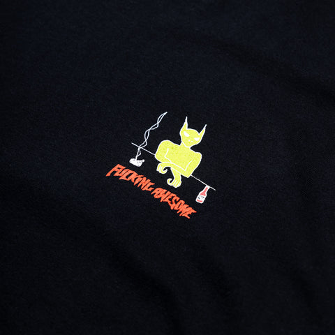Fucking Awesome Drunk And Sad L/S Tee - Black